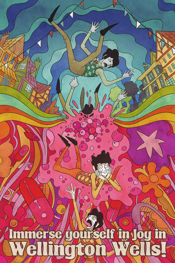 We Happy Few postcard contest entry - 2nd place