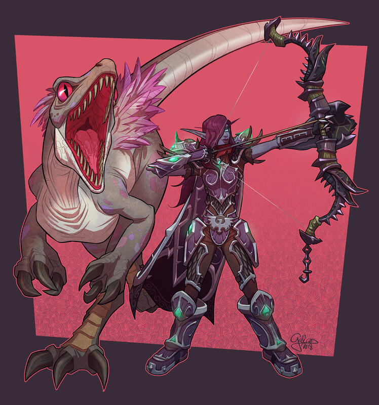 Lunaryn and Drotas - Private commission