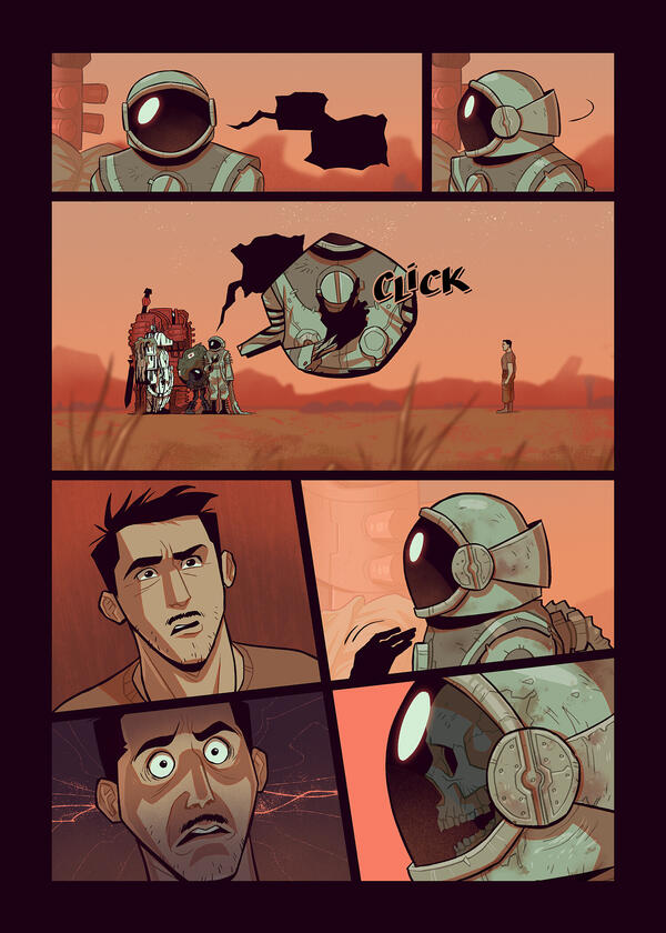 Hell and O - short comic featured in Shaman Publishing's anthology: The Four Horsemen of the Apocalypse - Page 5