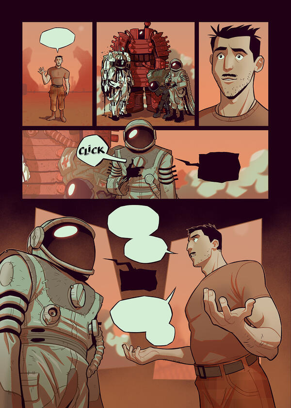 Hell and O - short comic featured in Shaman Publishing's anthology: The Four Horsemen of the Apocalypse - Page 3